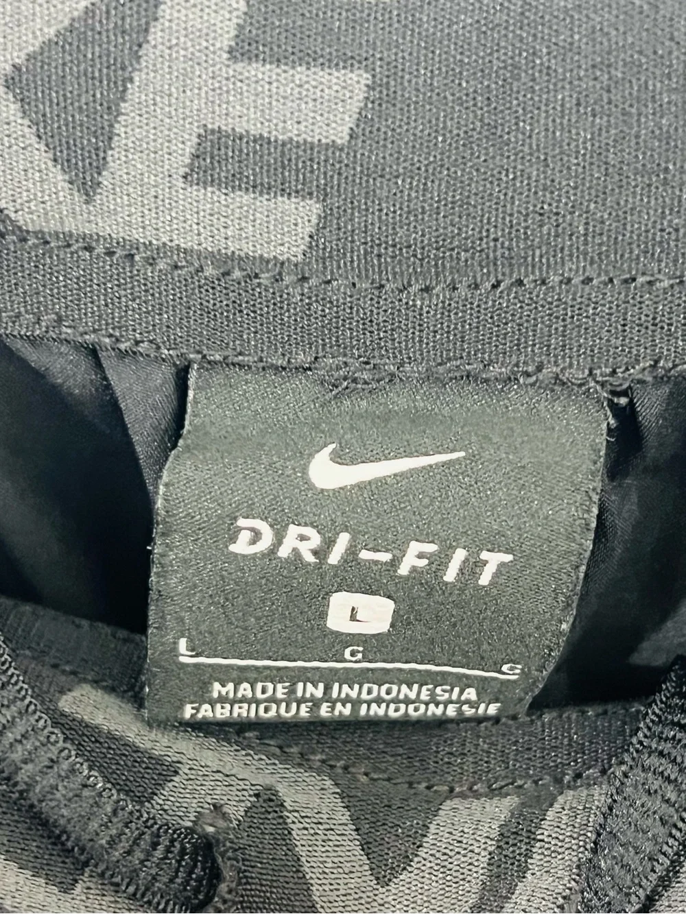 Nike Dri Fit Pull On Black Light Weight Athletic Streetwear Shorts Size Large